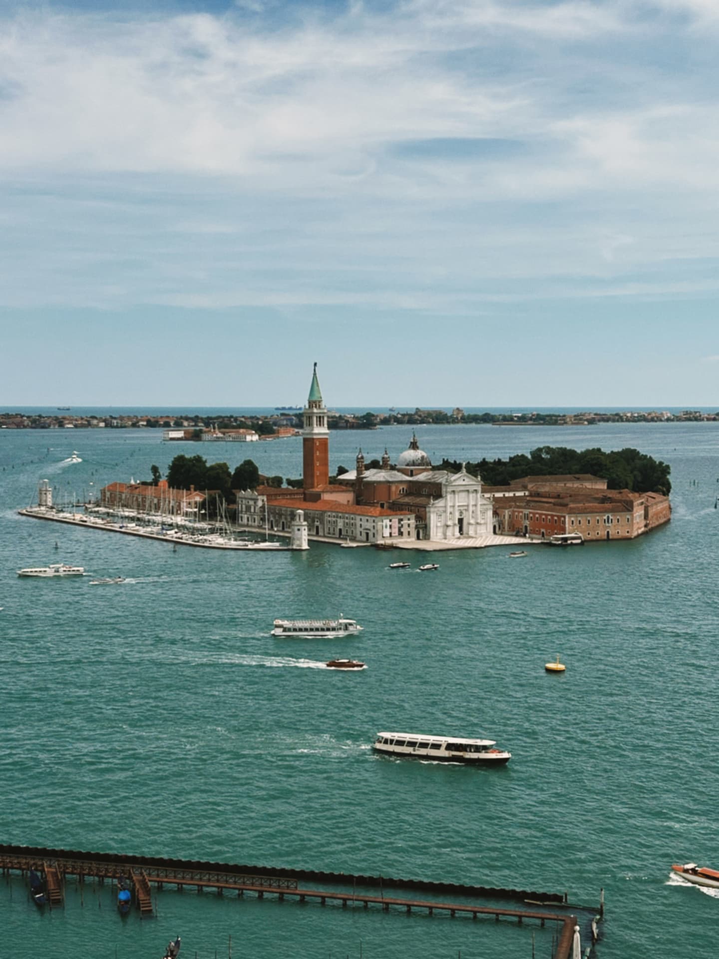 San Giorgio Maggiore island seen over the water